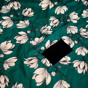 Emerald Floral Tichels (Square w/ grip + Pretied w/ grip)*