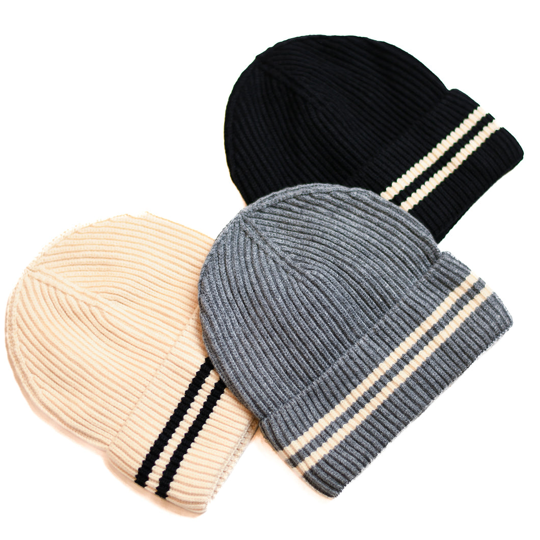 The Varsity Stripe Beanie*